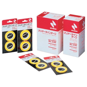 ニチバン クリアーラインテープ 536 曲線用5mm×10m 2巻 FC558GF-8359892-イメージ1