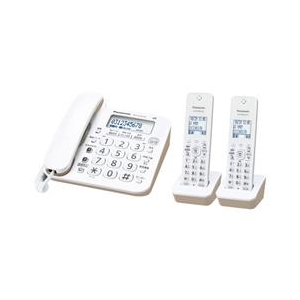 パナソニック VE-GZ20DW-W デジタルコードレス電話機(子機2台付き) RU 