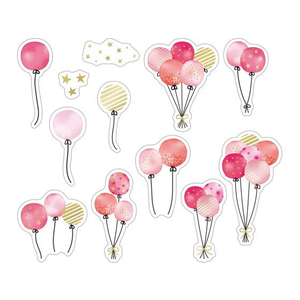 ワールドクラフト キラキラクリアフレークシール Balloon FCU6164-KFS-005-イメージ2