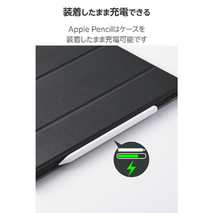 エレコム 13インチiPad Air(M4/M3/M2)用 スターターキット ガラスフィルム 衝撃吸収ケース ブラック TB-A26XSASTBK-イメージ7