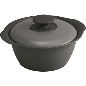 アイリスオーヤマ 無加水鍋 20cm チャコールグレー FC028PJ-MKS-20-イメージ1