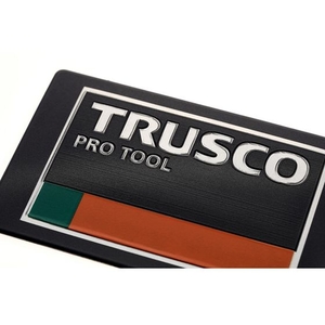 トラスコ中山 超耐候性軟質エンブレム TRUSCO PRO TOOLロゴ エンボス加工 661021メタリックインキ FC640FW-2075891-イメージ2