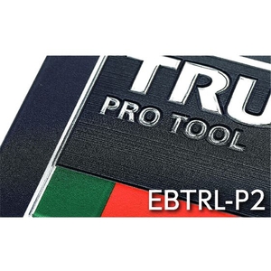 トラスコ中山 超耐候性軟質エンブレム TRUSCO PRO TOOLロゴ エンボス加工 661021メタリックインキ FC640FW-2075891-イメージ4