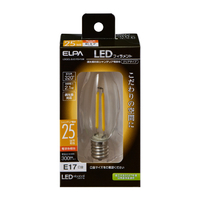 エルパ LED電球 E17口金 全光束300lm(2．1W普通電球サイズ)電球色相当 LDC2CL-G-E17/D-F338