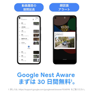 Google バッテリー式ビデオドアホン Google Nest Doorbell Snow GA01318-JP-イメージ10