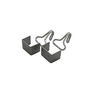 ユタカメイク 金具　ゴムロープ金具　20mm用二本線カギフック　コの字金具 GA-10-イメージ1
