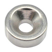 トラスコ ネオジム丸形磁石　皿ねじ穴付　外径１０ｍｍＸ４ｍｍ　Ｍ３　１個入 TRUSCO　ネオジム磁石（丸形皿ねじ穴付） T10R04-M3