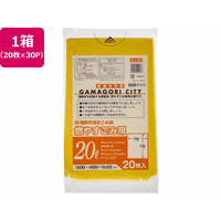 ジャパックス 蒲郡市指定 燃やすごみ 中 20L 20枚×30P FC337RG-GJ24