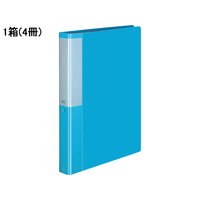 コクヨ クリヤーブック POSITY 固定式A4 60ポケット ライトブルー 4冊 1箱(4冊) F826227-P3ﾗ-L60NLB