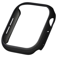 エレコム Apple Watch Series 10(46mm)用ハードバンパー ブラック AW-24ABPPBK