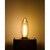 エルパ LED電球 E17口金 全光束550lm(3．8W普通電球サイズ)電球色相当 LDC4CL-G-E17/D-F339-イメージ4