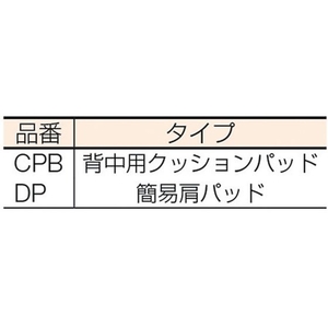 サンコー 背中用クッションパット CPB FC061EK-3765831-イメージ2