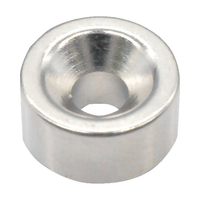 トラスコ ネオジム丸形磁石　皿ねじ穴付　外径１０ｍｍＸ５ｍｍ　Ｍ３　１個入 TRUSCO　ネオジム磁石（丸形皿ねじ穴付） T10R05-M3