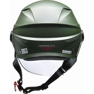 リード工業 ZORK シールド付ハーフヘルメットMAT ZORKMATGR FC485MT-ZORKMATGR-イメージ4