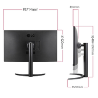 LGエレクトロニクス 32UR550K-B 31．5型液晶ディスプレイ LG UHD