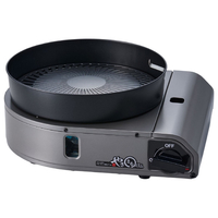 岩谷産業 カセットガススモークレス焼肉グリル やきまるスリム チャコールメタリック CB-SLG-3