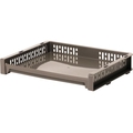SANKO pla/ 428684 Eラック トレー L BR ブラウン 42868 FC566VU-3643562