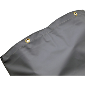 トラスコ エコノミー防音シート １．８ｍ×３．４ｍ 厚み０．５ｍｍ ハトメ外径：23mm EBO-1834U-イメージ2