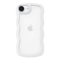 ＣＯＣＯ ＣＡＳＥ iPhone１７Ｅ／１６Ｅ用 パステルなくねくねケース ＣＯＣＯ ＣＡＳＥ ホワイト 1794-17E16E-WHITE