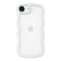 ＣＯＣＯ ＣＡＳＥ iPhone１７Ｅ／１６Ｅ用 パステルなくねくねケース ＣＯＣＯ ＣＡＳＥ ホワイト 1794-17E16E-WHITE
