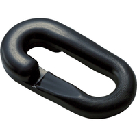 トラスコ プラチェーンジョイント　黒　６ｍｍ　（２個入） TCJ6BK