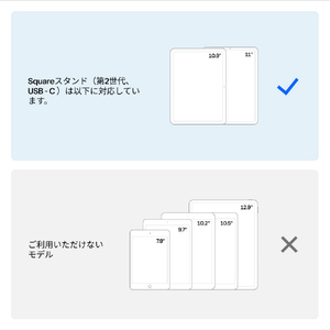 SQUARE Square iPad POSレジ スターターパック | iPad POSレジ・キャッシュレス決済導入セット A-SKU-0842-MPOP-イメージ8