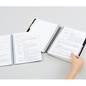 リヒトラブ リングノート保存用ノート A5 クリヤー FC683TA-N1850-1-イメージ7