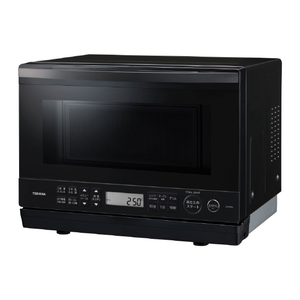 東芝 角皿式オーブンレンジ 石窯ドーム ブラック ER-D80A(K)-イメージ2