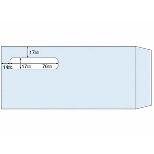 ヒサゴ 窓付き封筒 給与明細書用(GB1172用)100枚 FC90990-MF31-イメージ1
