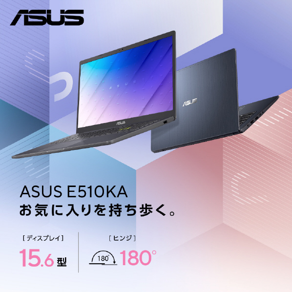 ASUS ノートパソコン Vivobook Go 15 スターブラック E510KA-BQ385WS Home Office Business インテル 8GB グラフィックス Type ×1