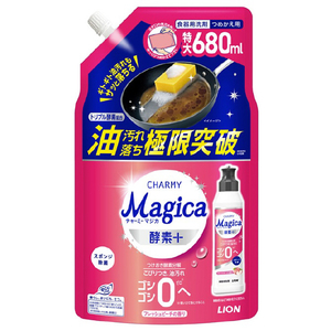 ライオン チャーミーマジカ酵素+ピーチ詰替 680ML ﾏｼﾞｶｺｳｿﾋﾟ-ﾁﾂﾒｶｴ680ML-イメージ1