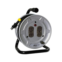 エスコ AC125V/15A/10m コードリール(アース無) FCJ416M-EA815BH-1