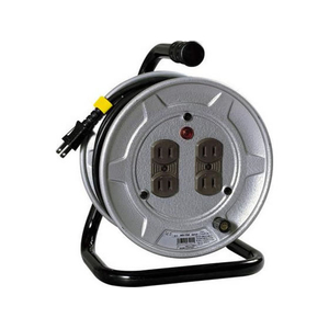 エスコ AC125V/15A/10m コードリール(アース無) FCJ416M-EA815BH-1-イメージ1