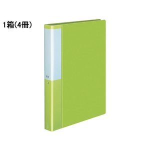 コクヨ クリヤーブック POSITY 固定式A4 60ポケット ライトグリーン4冊 1箱(4冊) F826228-P3ﾗ-L60NLG-イメージ1