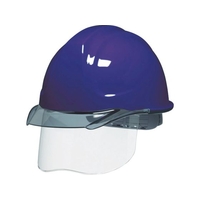ＤＩＣプラスチック DIC/SYA-CS型ヘルメット 紺／スモーク KP付/SYA-CS-SFE-KP-K/S FC476FT-7959036