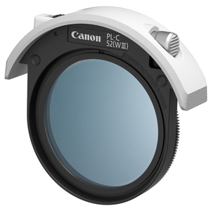 キヤノン 52mmドロップイン円偏光フィルターPL-C52(WIII) FILTER52DPLCW3-イメージ1