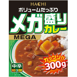 ハチ メガ盛りカレー 中辛 300g F875445-イメージ2