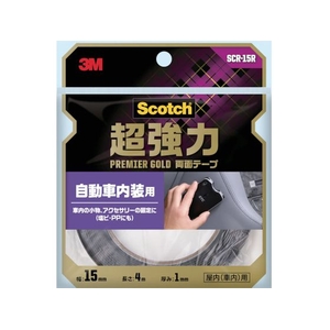 3M スコッチ 超強力両面テープ プレミアゴールド 自動車内装用 FCD343A-3892955-イメージ1