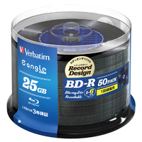 Verbatim 録画用(25GB) 1-6倍速 BD-R 50枚入り e angle select タータンチェックブルー VBR130RHB50SE4