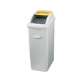 エスコ 45L ダストボックス 一般用/イエロー FCJ765H-EA995CA-41A