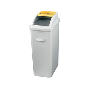 エスコ 45L ダストボックス 一般用/イエロー FCJ765H-EA995CA-41A-イメージ1