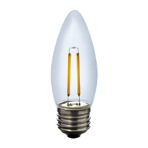 エルパ LED電球 E26口金 全光束300lm(2．1Wシャンデリア球タイプ)電球色相当 LDC2CL-G-F370-イメージ3