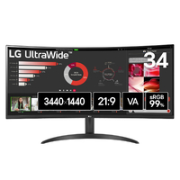 LGエレクトロニクス 34型液晶ディスプレイ LG UltraWide Monitor 34WR50QK-B