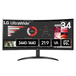 LGエレクトロニクス 34型液晶ディスプレイ LG UltraWide Monitor 34WR50QK-B-イメージ1