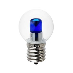 エルパ LED電球 E17口金 1．2W装飾電球 ミニボールタイプ 青色 elpaball mini LDG1CB-G-E17-G248-イメージ2