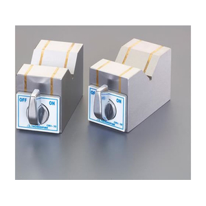 エスコ 70×38×50mm/66N V型マグネットブロック 2個 FCJ381H-EA719DH-11-イメージ1