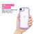 ＣＯＣＯ ＣＡＳＥ iPhone１７Ｅ／１６Ｅ用 パステルなくねくねケース ＣＯＣＯ ＣＡＳＥ パープル 1794-17E16E-PURPLE-イメージ3