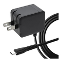 ラスタバナナ PD20W対応 Type-Cケーブル直付AC充電器 mini-breaker付 2m チャコールグレー R20ACC20W03CGRY