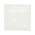 銀鳥 フェルト No703 白 (10枚入り) FCK1010-177-099