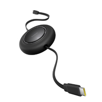 BASEUS Free2Pull 巻き取り式 USB-Cケーブル 100W 2m Cluster Black P10364500113-01